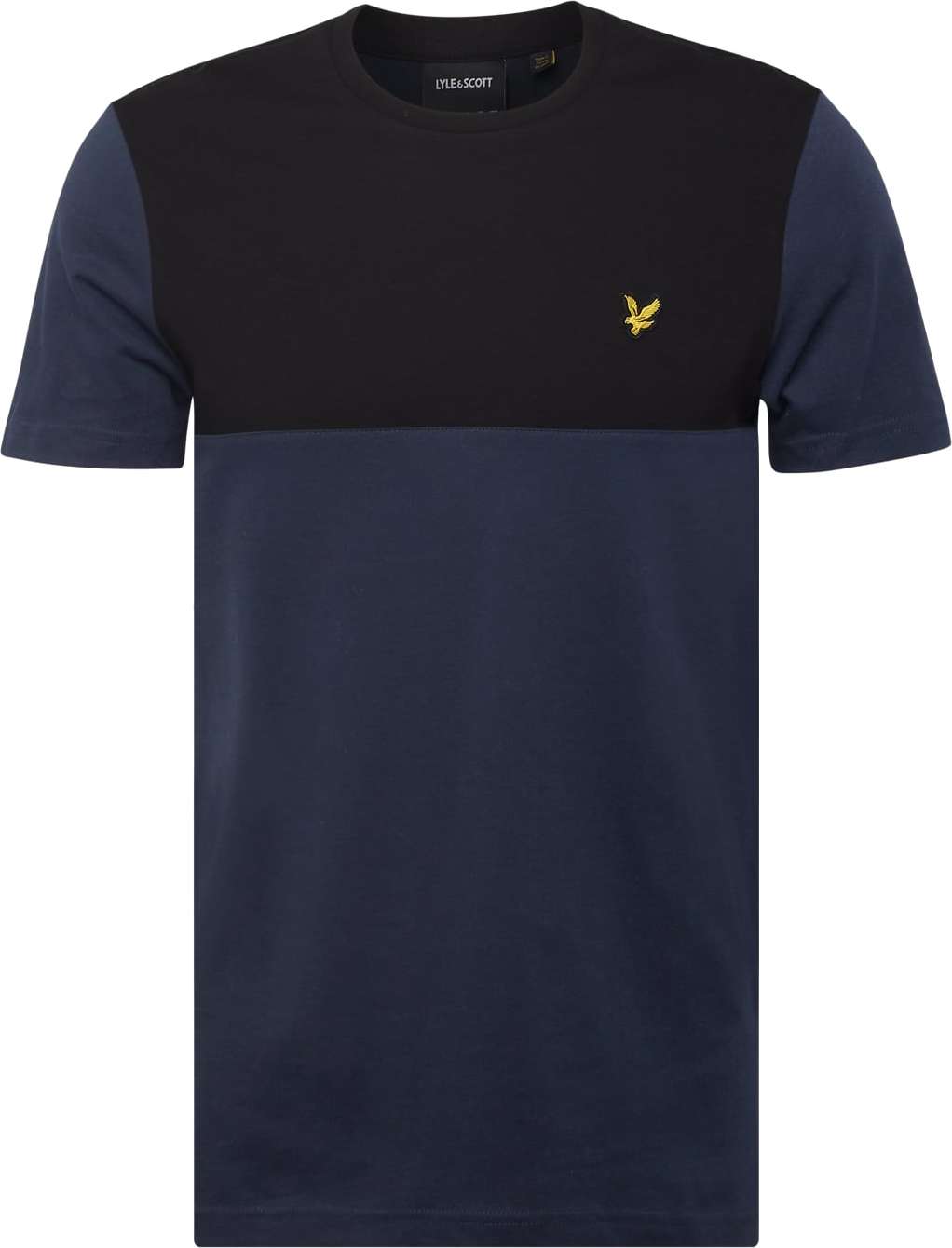 Lyle & Scott Tričko námořnická modř / žlutá / černá