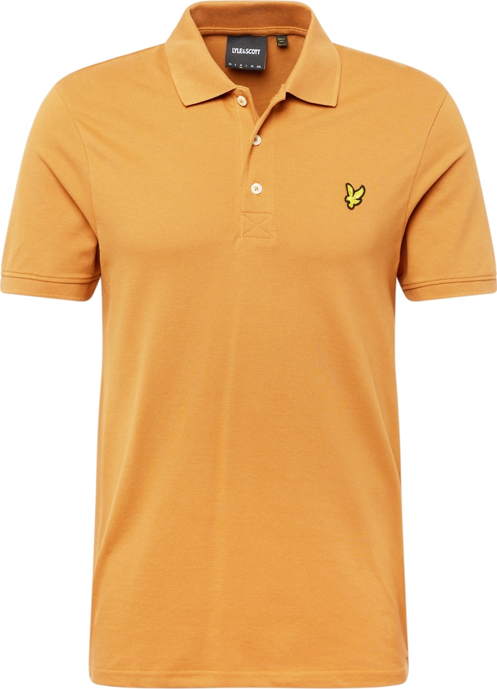 Lyle & Scott Tričko zlatě žlutá / černá