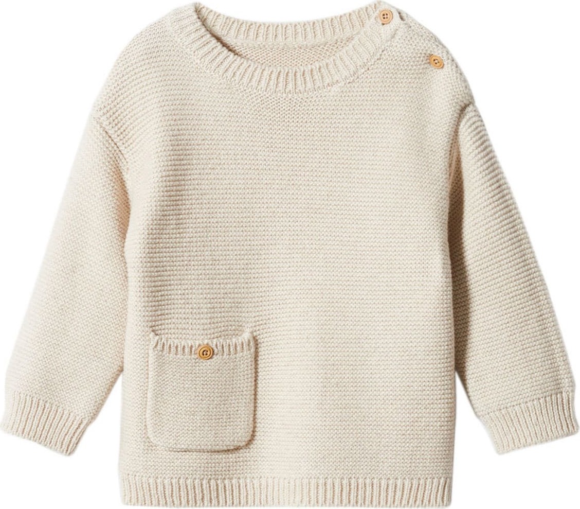 MANGO KIDS Svetr 'Gabriel' cappuccino