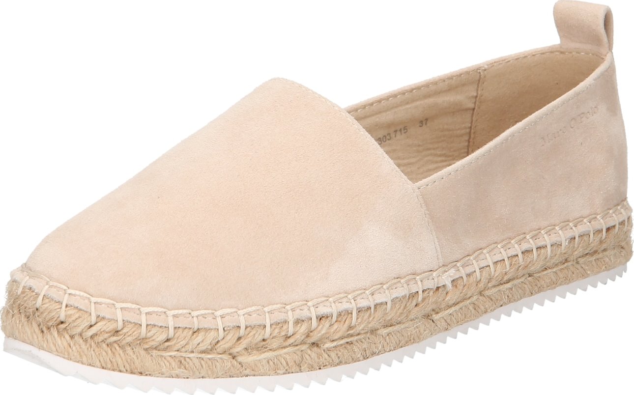 Marc O'Polo Espadrilky světle béžová