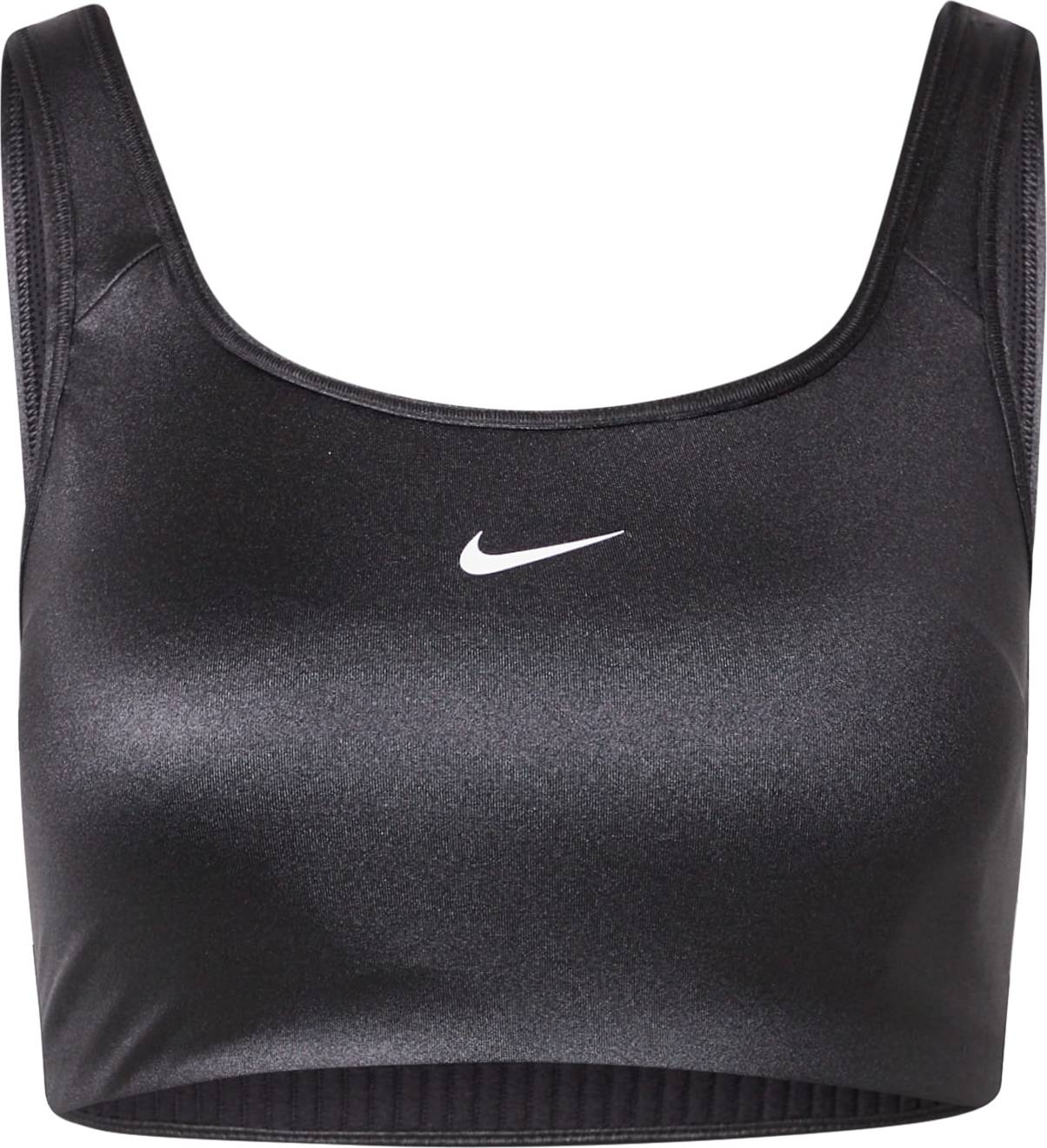 NIKE Sportovní podprsenka černá / bílá