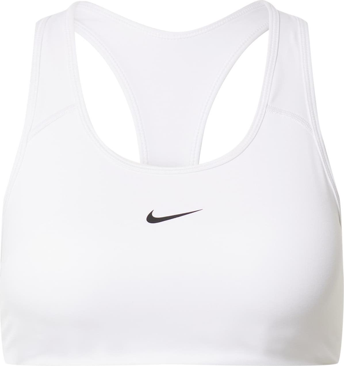 NIKE Sportovní podprsenka černá / bílá