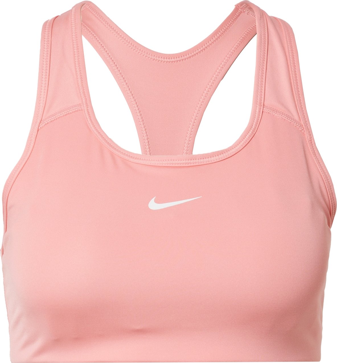 NIKE Sportovní podprsenka růže / bílá