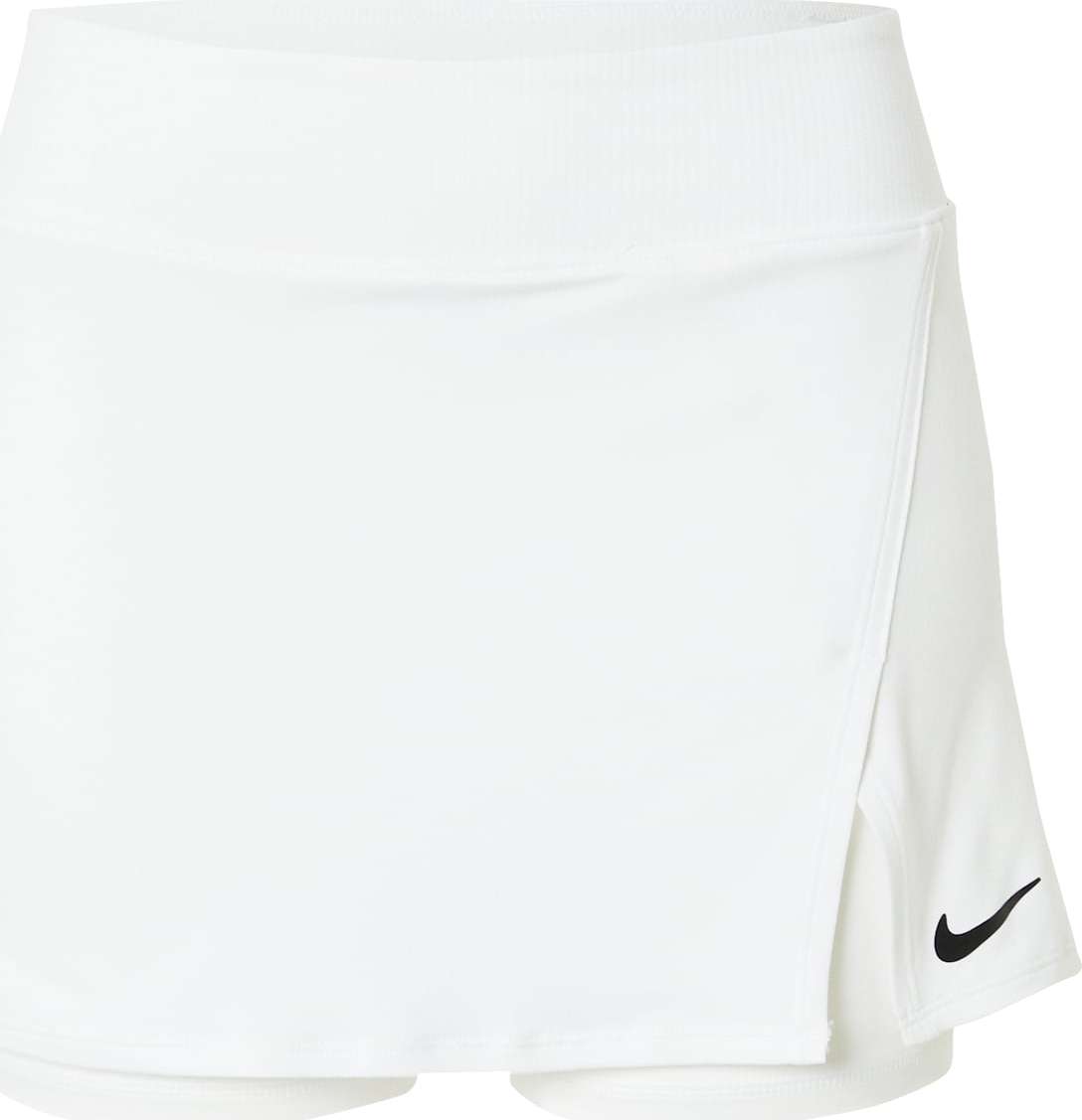 NIKE Sportovní sukně černá / bílá