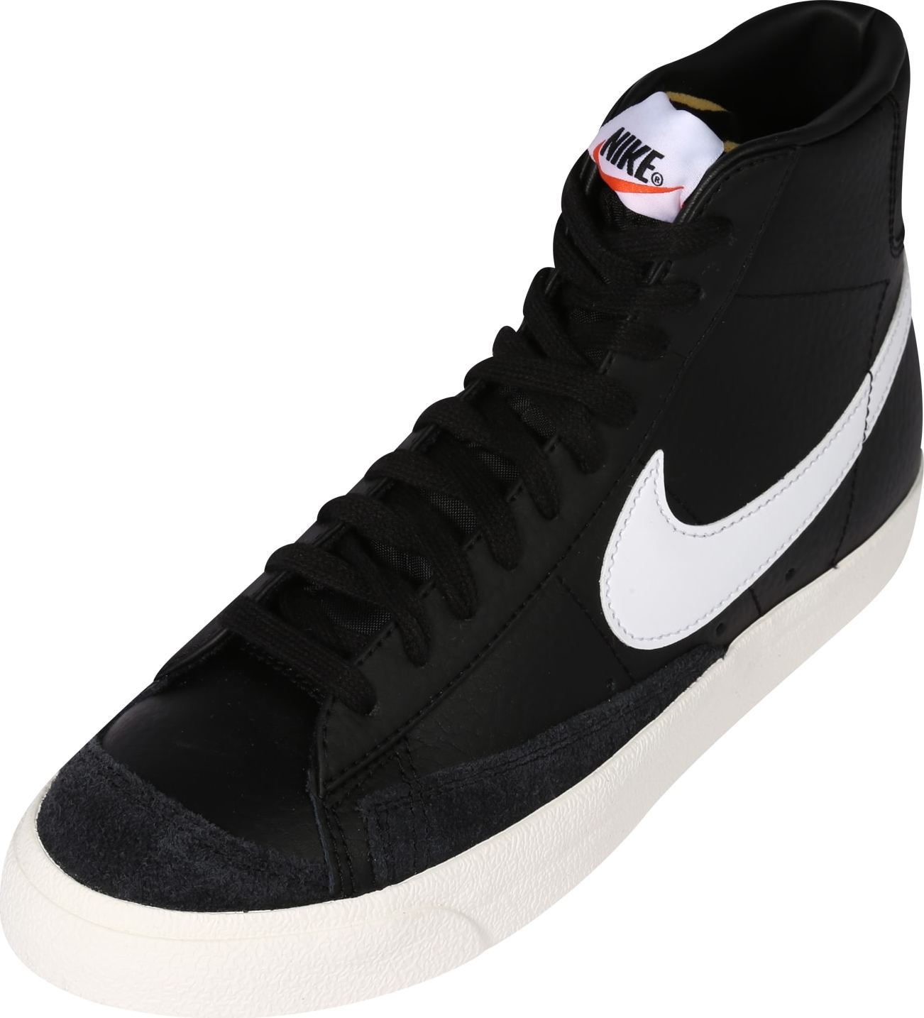 Nike Sportswear Kotníkové tenisky 'Blazer 77' černá / bílá