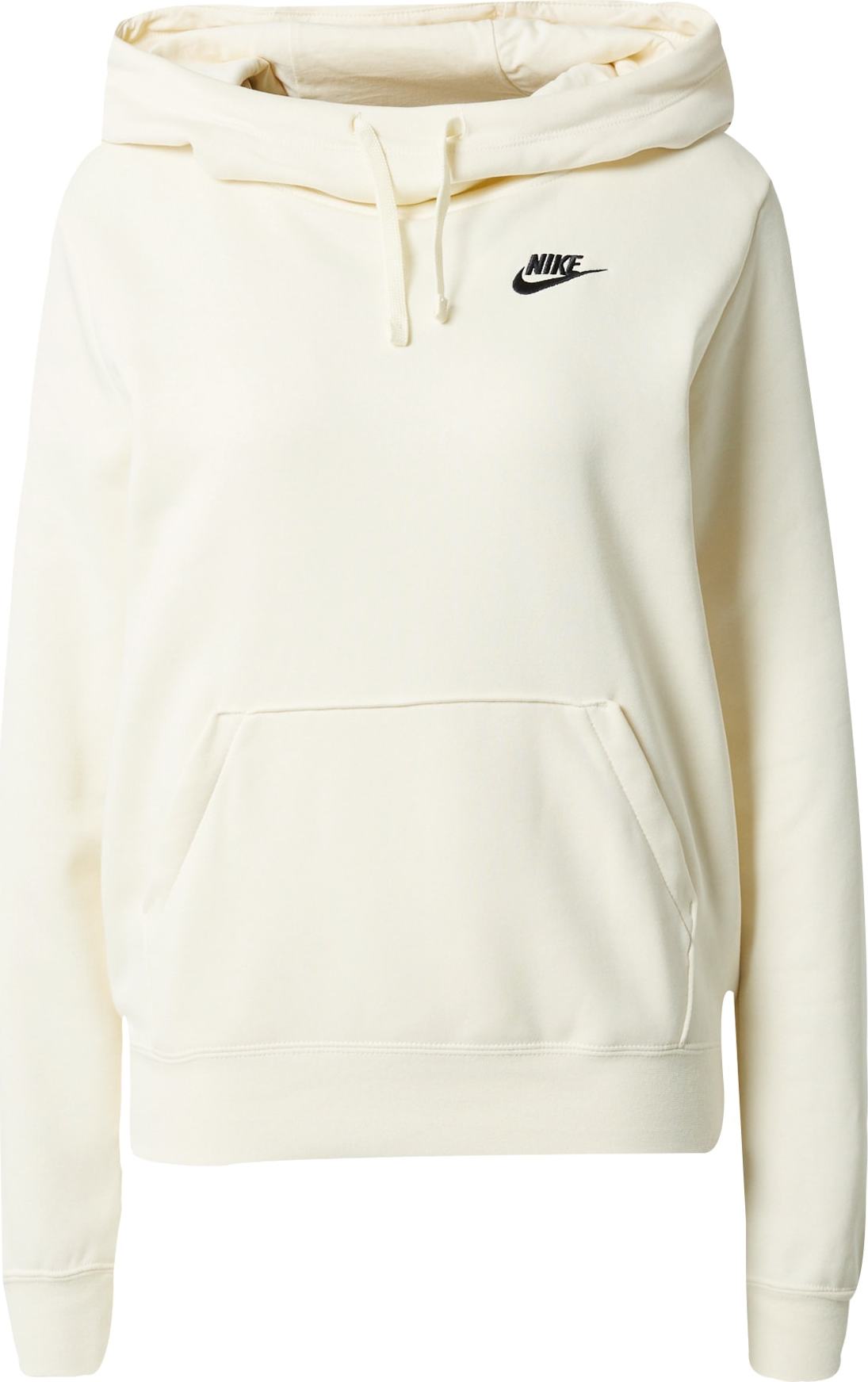 Nike Sportswear Mikina černá / přírodní bílá