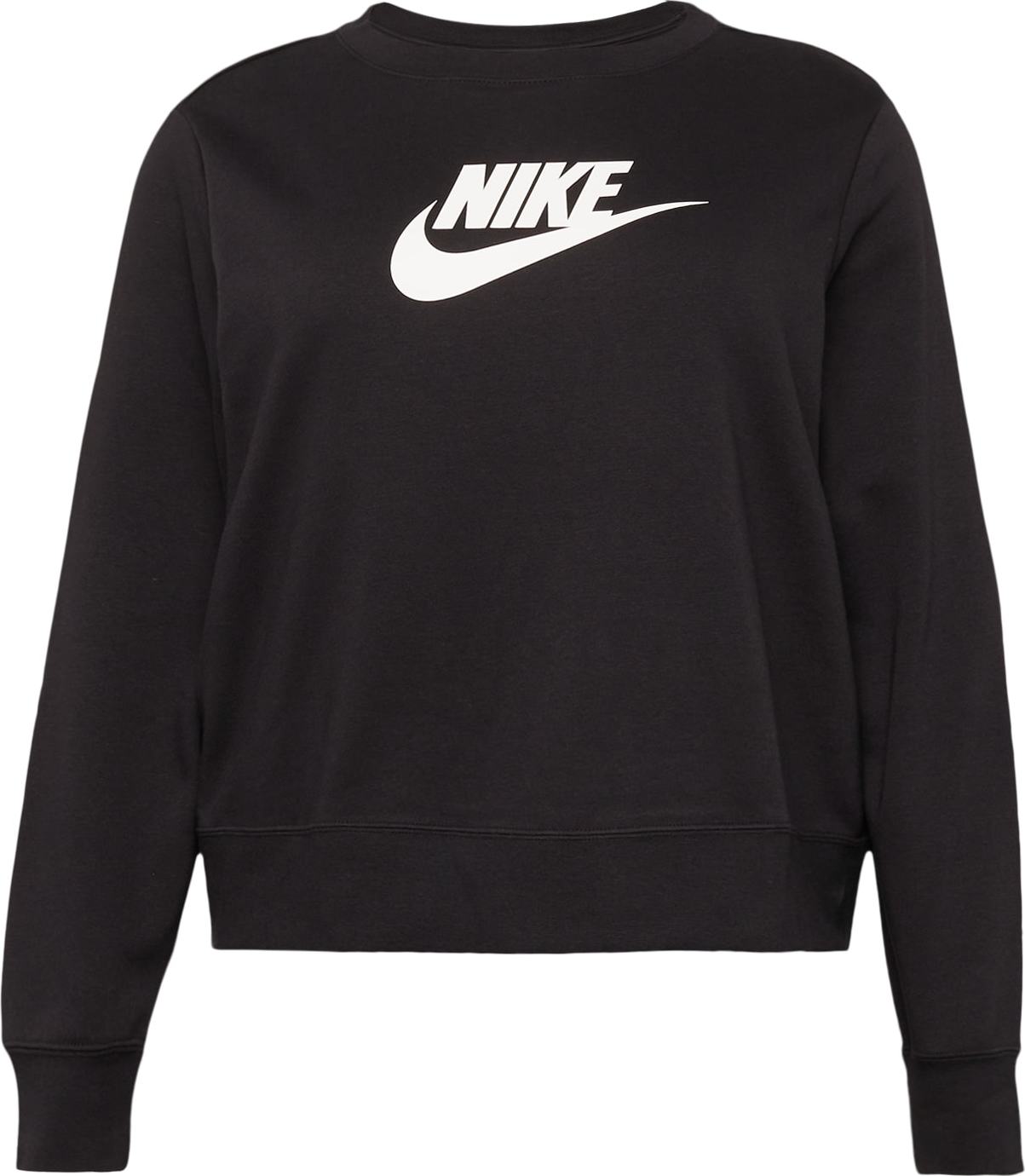 Nike Sportswear Mikina černá / bílá