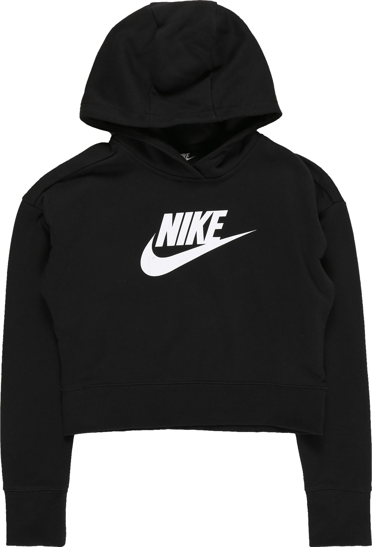 Nike Sportswear Mikina černá / bílá