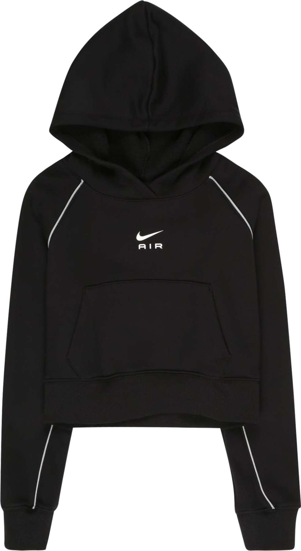 Nike Sportswear Mikina černá / bílá