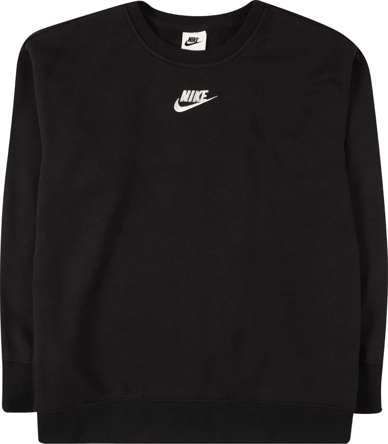 Nike Sportswear Mikina černá / bílá