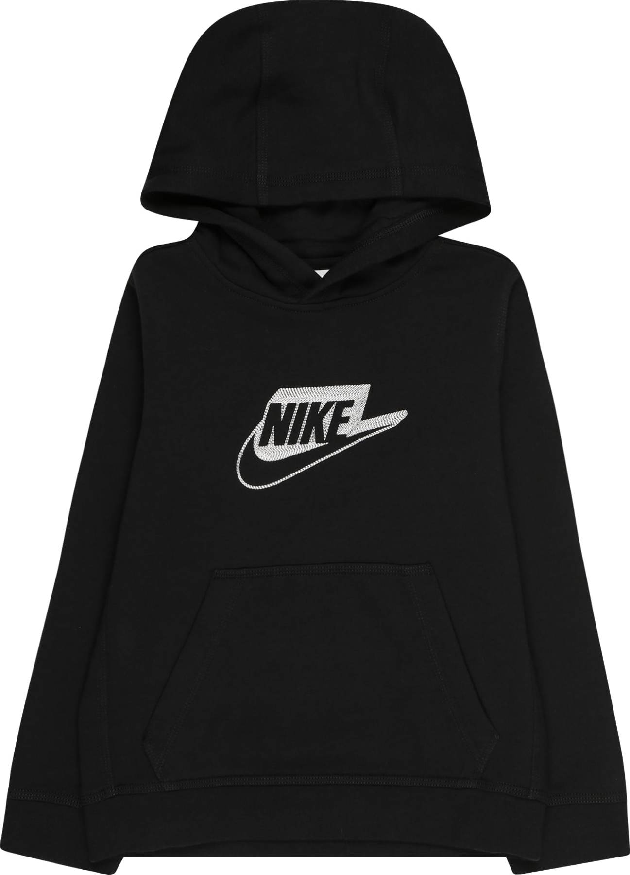 Nike Sportswear Mikina černá / bílá