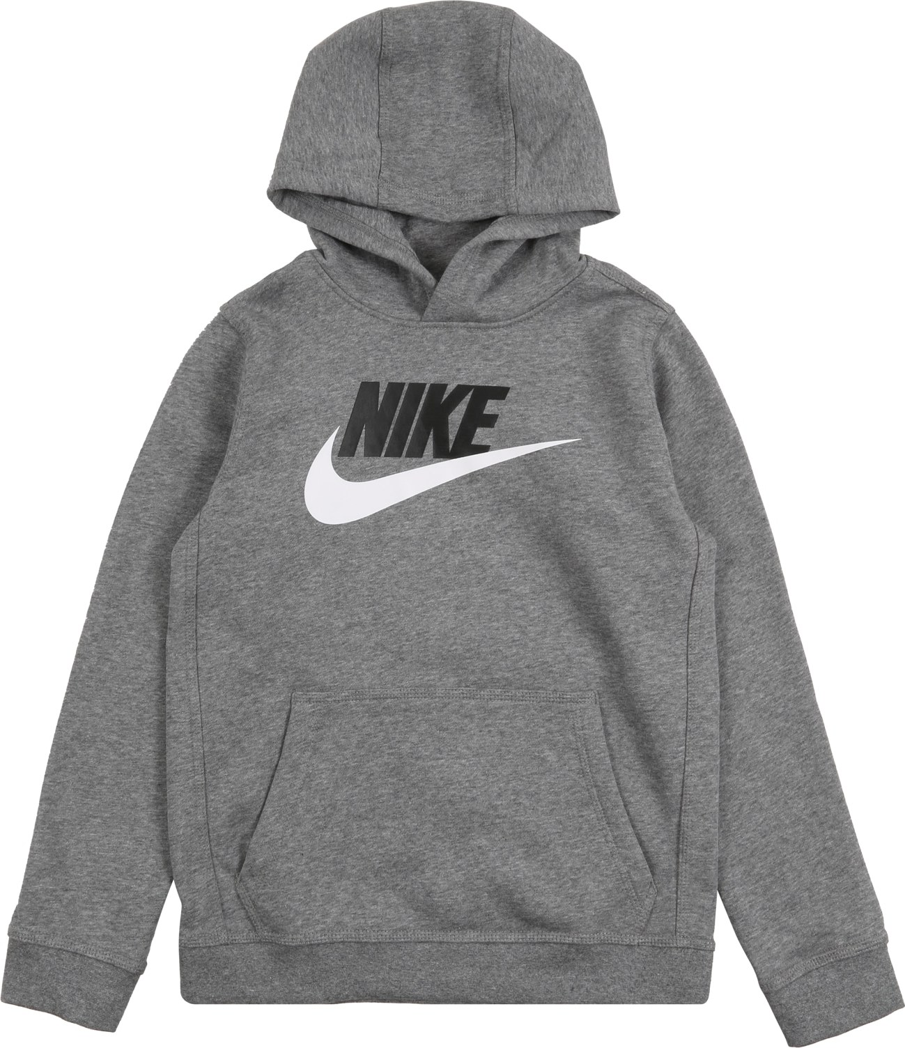 Nike Sportswear Mikina šedá / černá / bílá