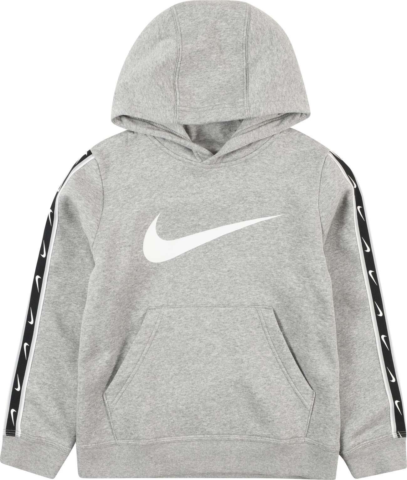 Nike Sportswear Mikina šedý melír / černá / bílá