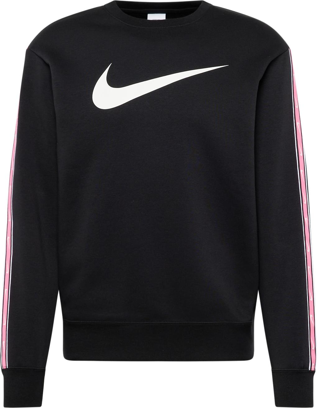 Nike Sportswear Mikina světle růžová / černá / bílá