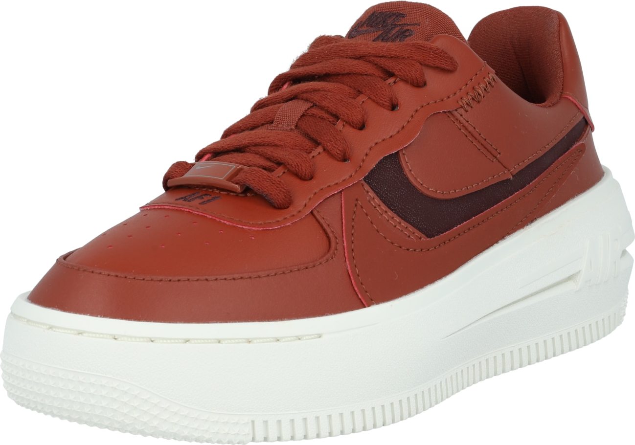 Nike Sportswear Tenisky 'Air Force 1 PLT.AF.ORM' červená