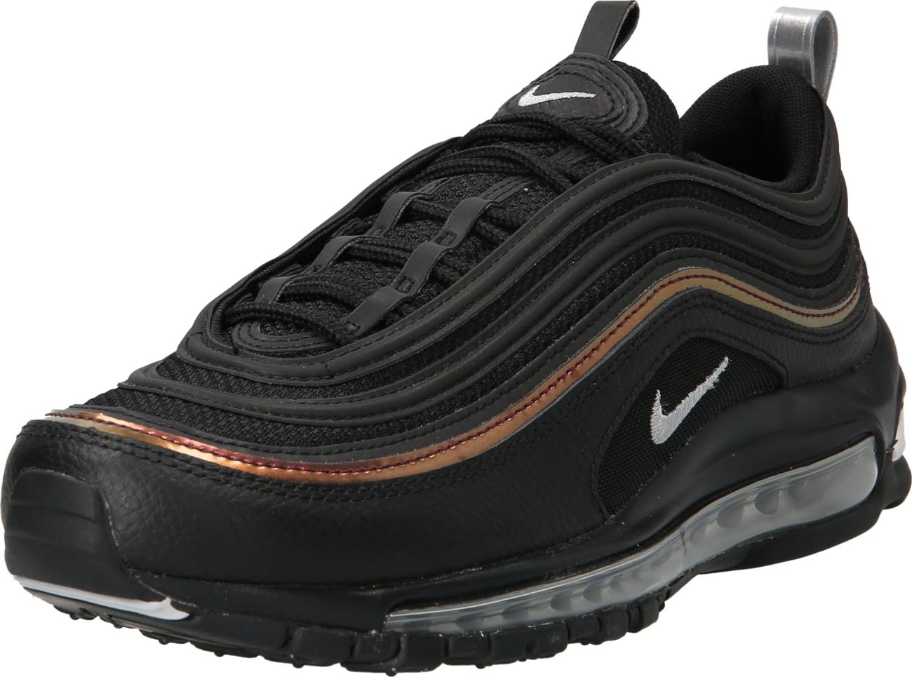 Nike Sportswear Tenisky 'AIR MAX 97' světle šedá / rezavě červená / černá