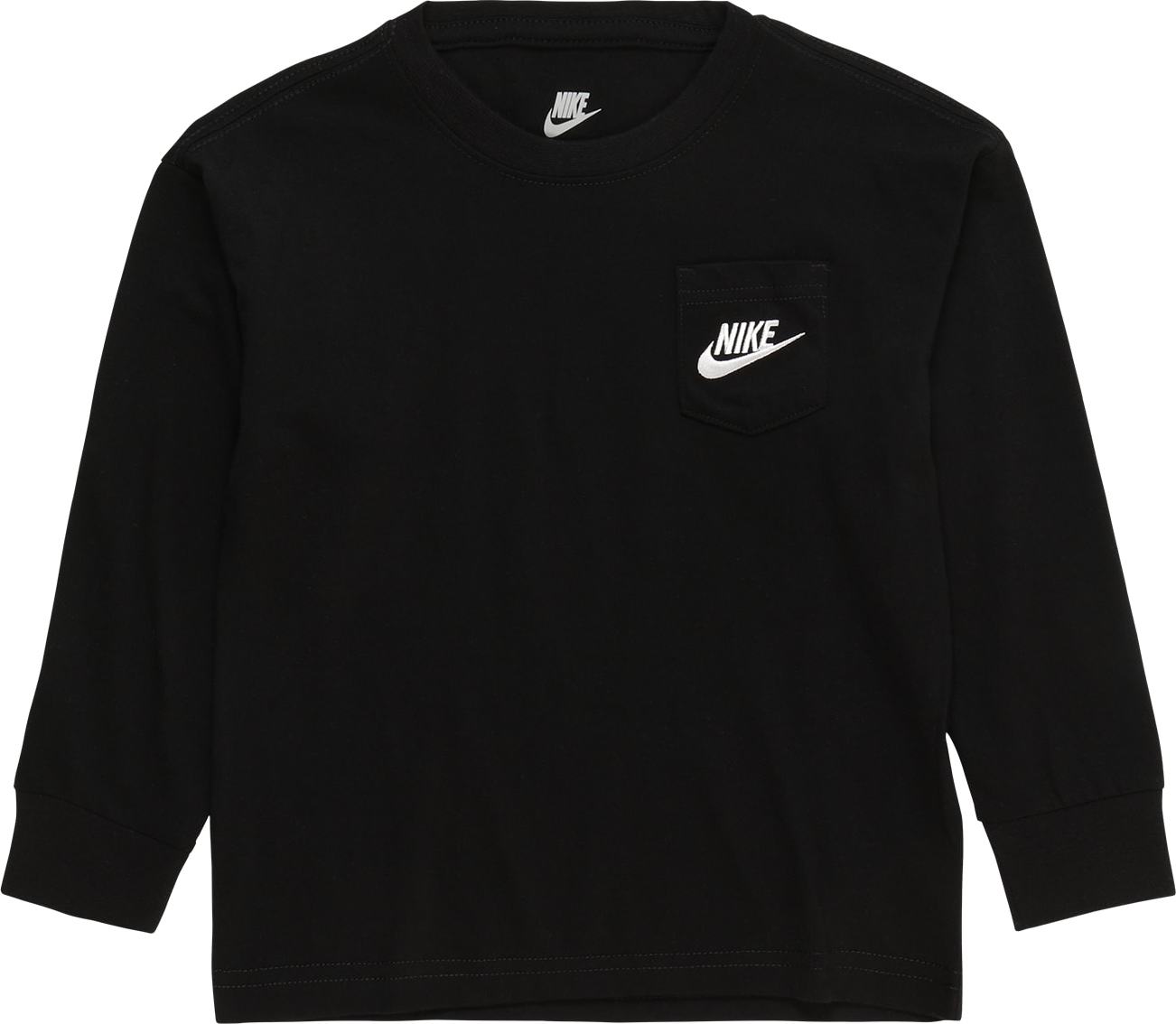 Nike Sportswear Tričko černá / bílá