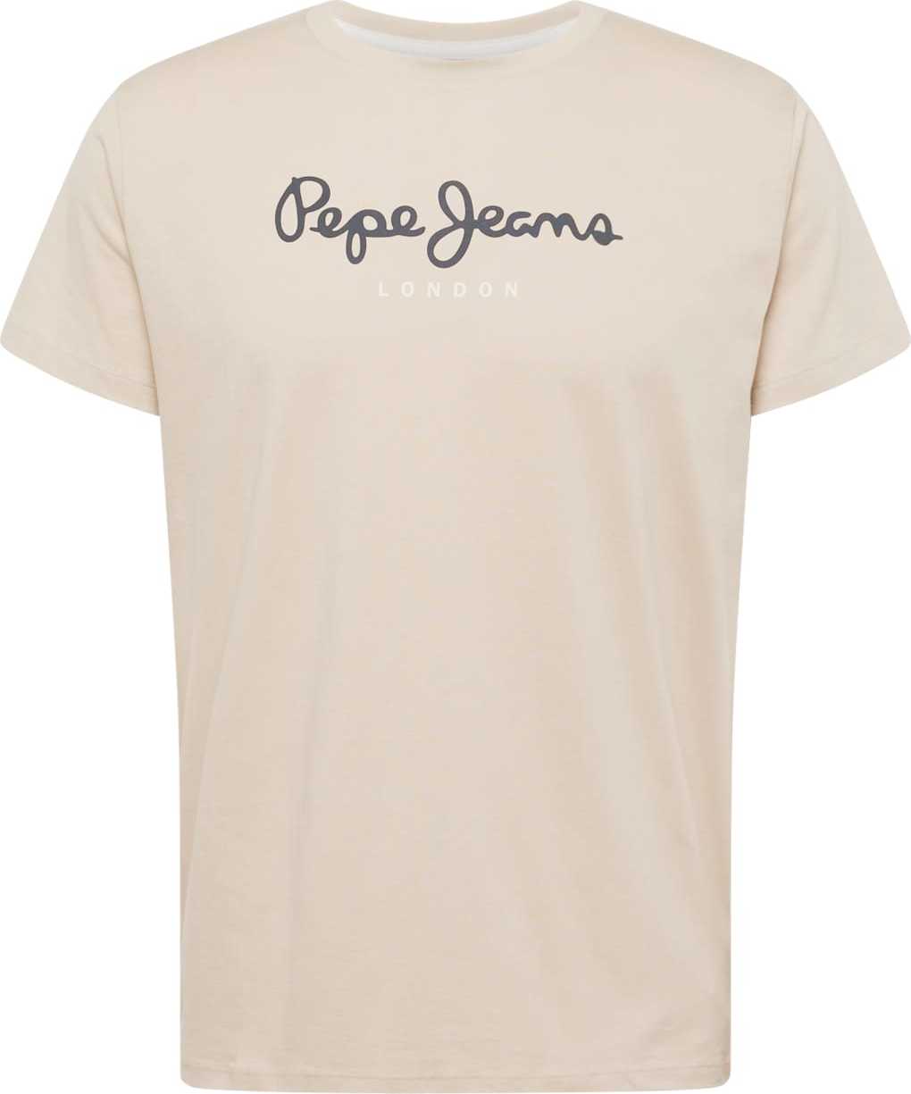 Pepe Jeans Tričko 'EGGO' béžová / černá / bílá