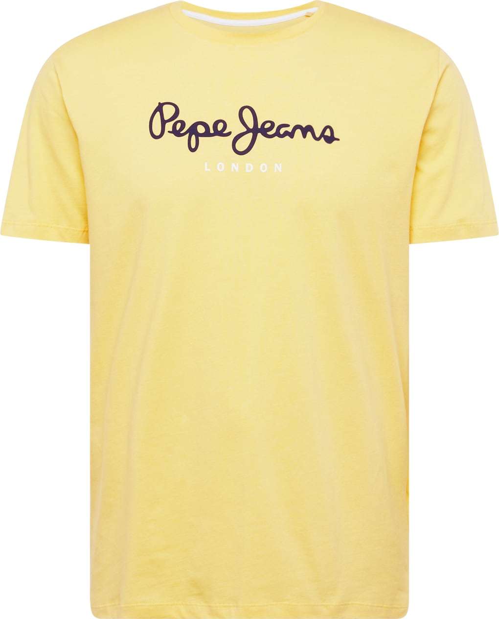 Pepe Jeans Tričko 'EGGO' světle žlutá / černá