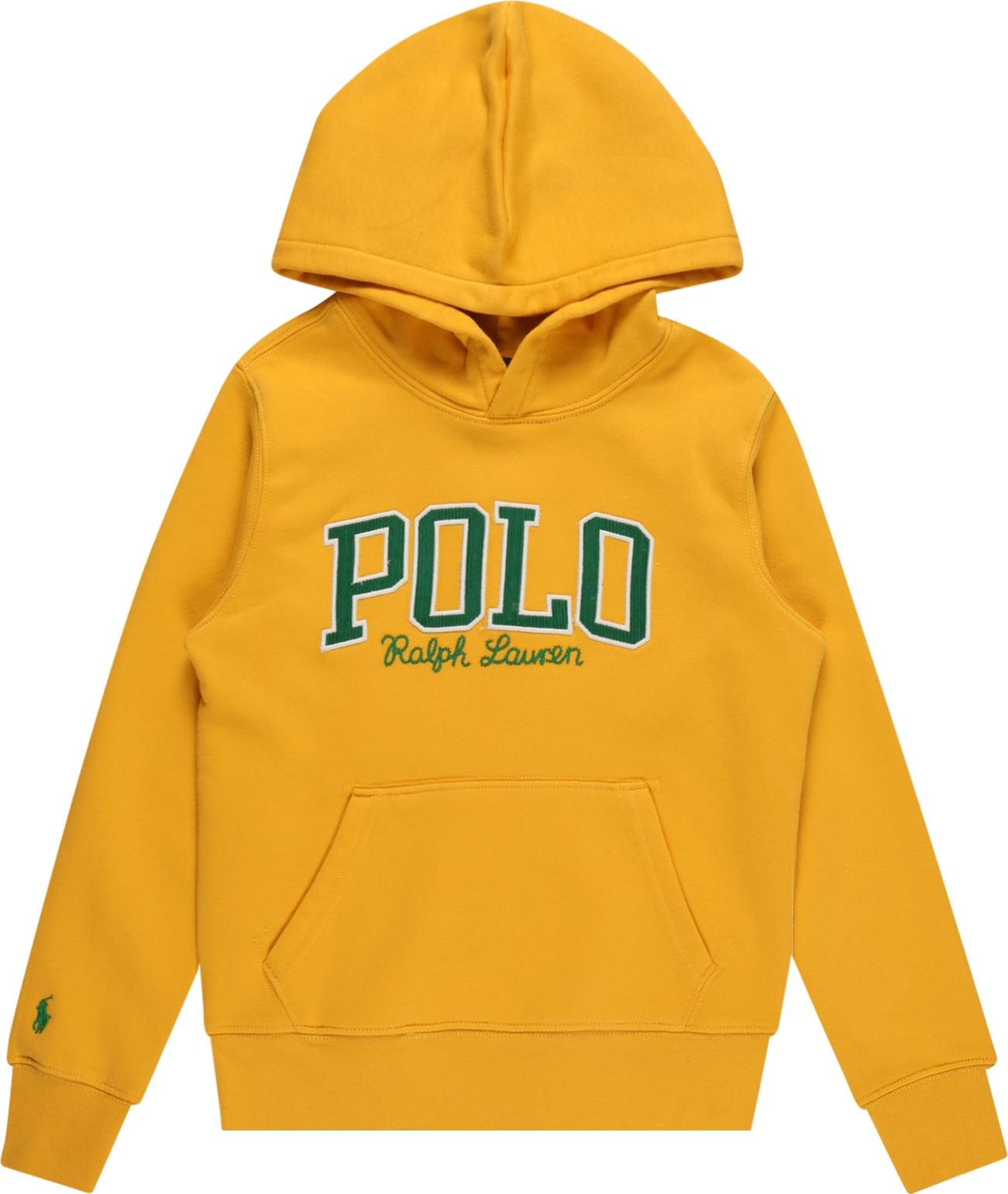 Polo Ralph Lauren Mikina žlutá / trávově zelená / bílá