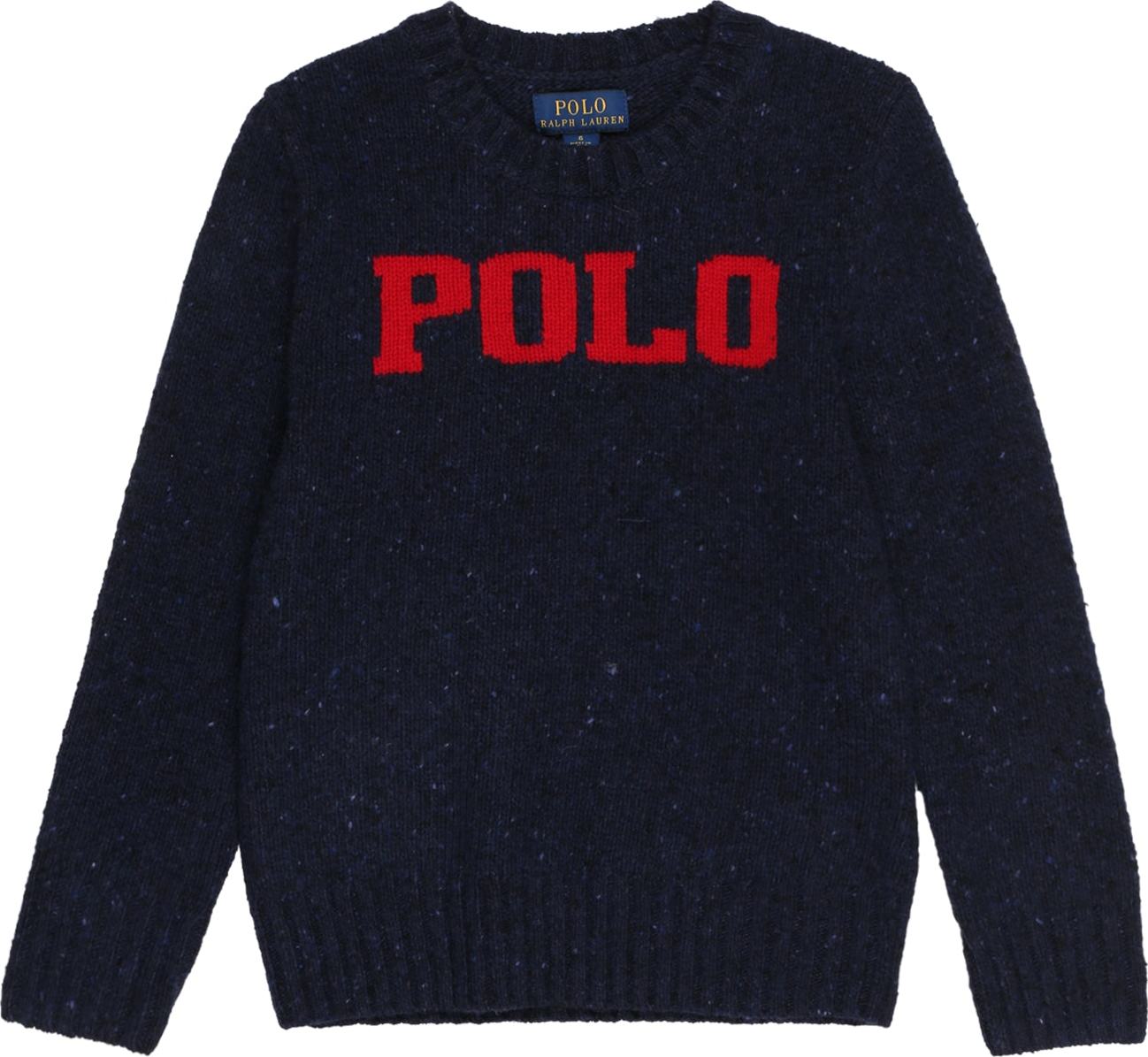 Polo Ralph Lauren Svetr námořnická modř / červená