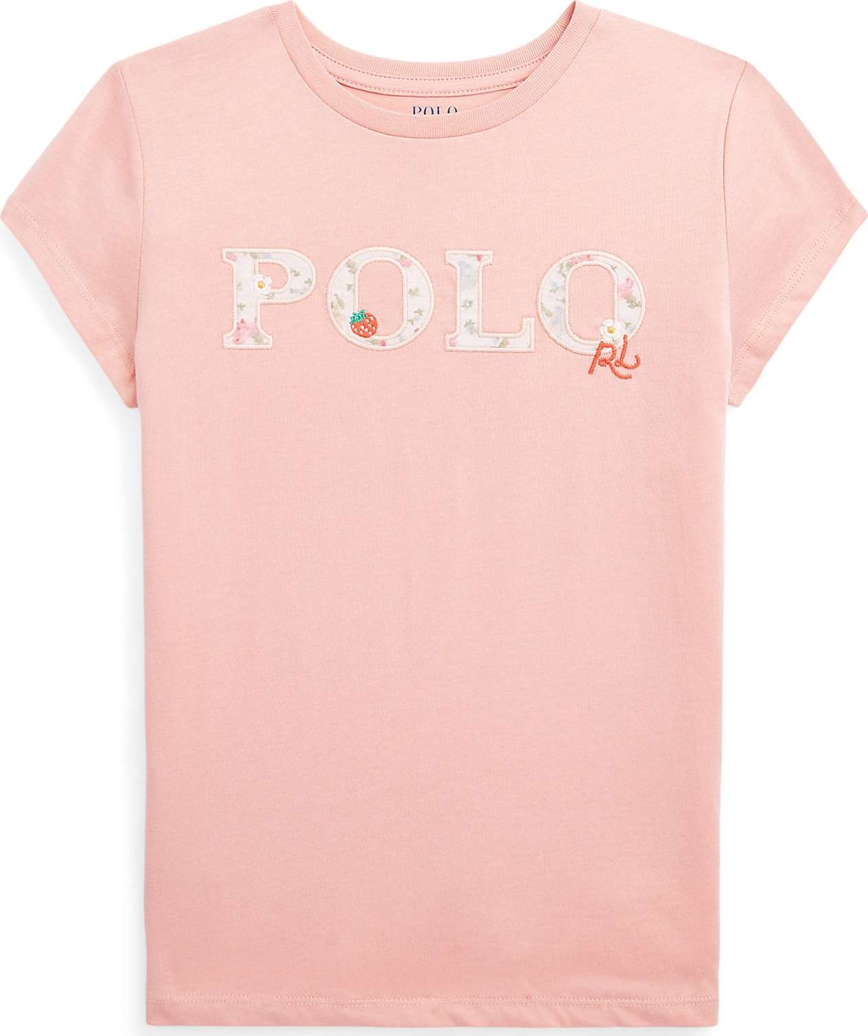 Polo Ralph Lauren Tričko olivová / oranžová / růže / offwhite