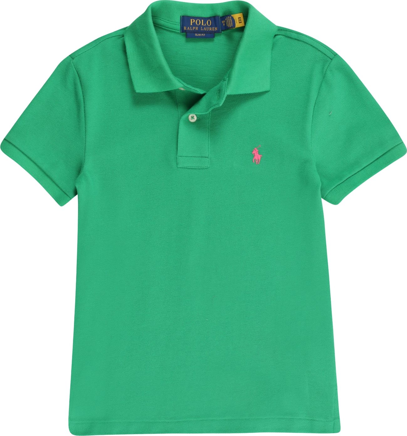 Polo Ralph Lauren Tričko trávově zelená / červená