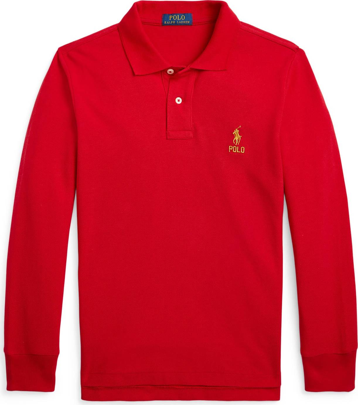 Polo Ralph Lauren Tričko zlatě žlutá / červená