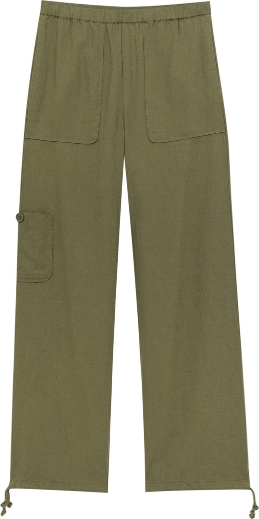 Pull&Bear Kalhoty khaki