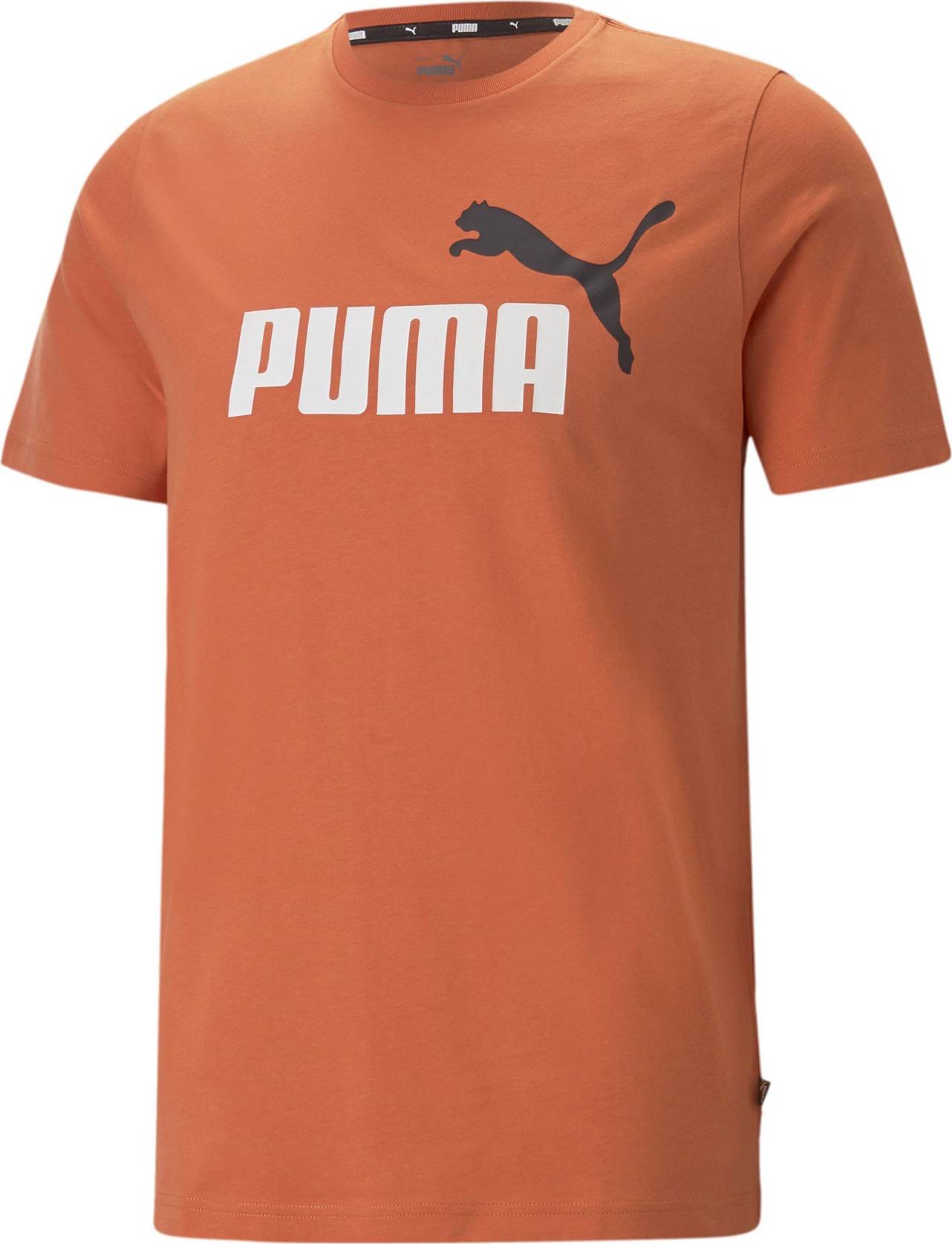 PUMA Tričko oranžová / černá / bílá