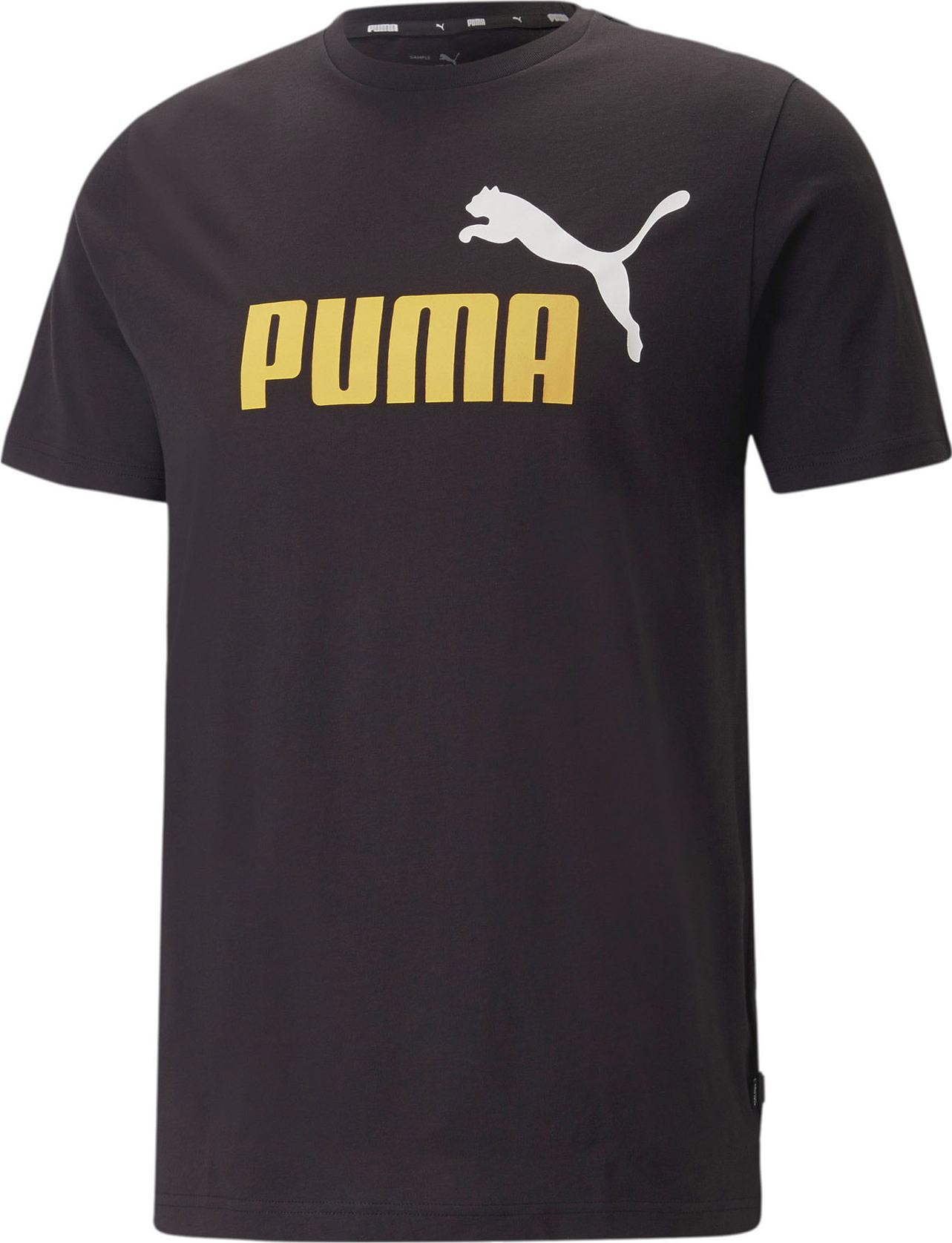 PUMA Tričko žlutá / černá / offwhite