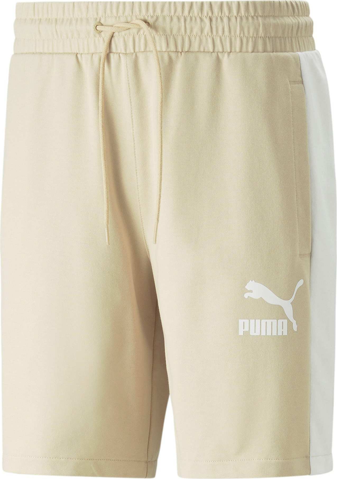 PUMA Kalhoty béžová / bílá