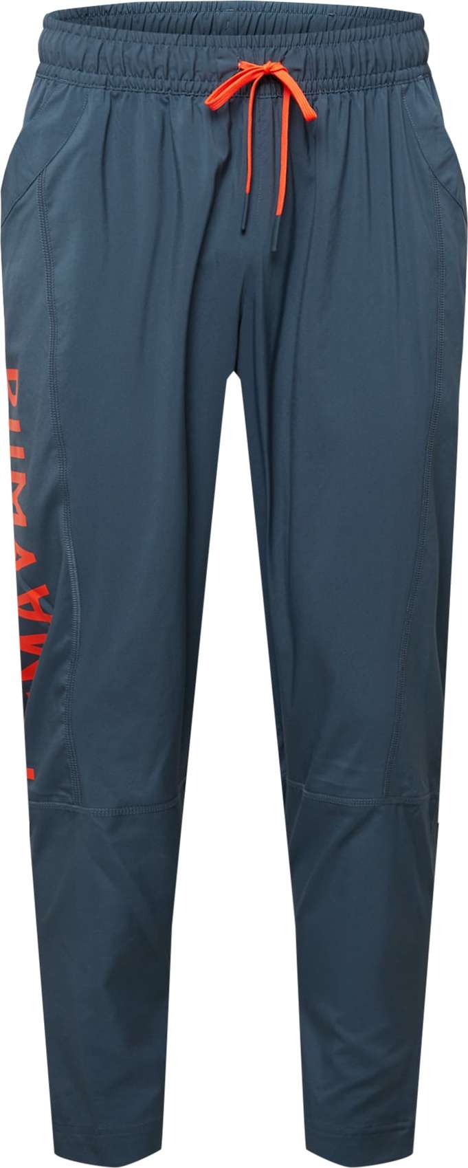 PUMA Sportovní kalhoty marine modrá / tmavě oranžová
