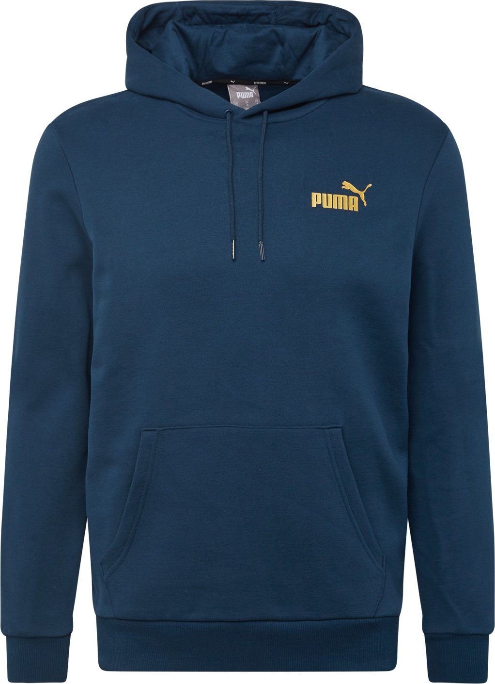 PUMA Sportovní mikina marine modrá / zlatá