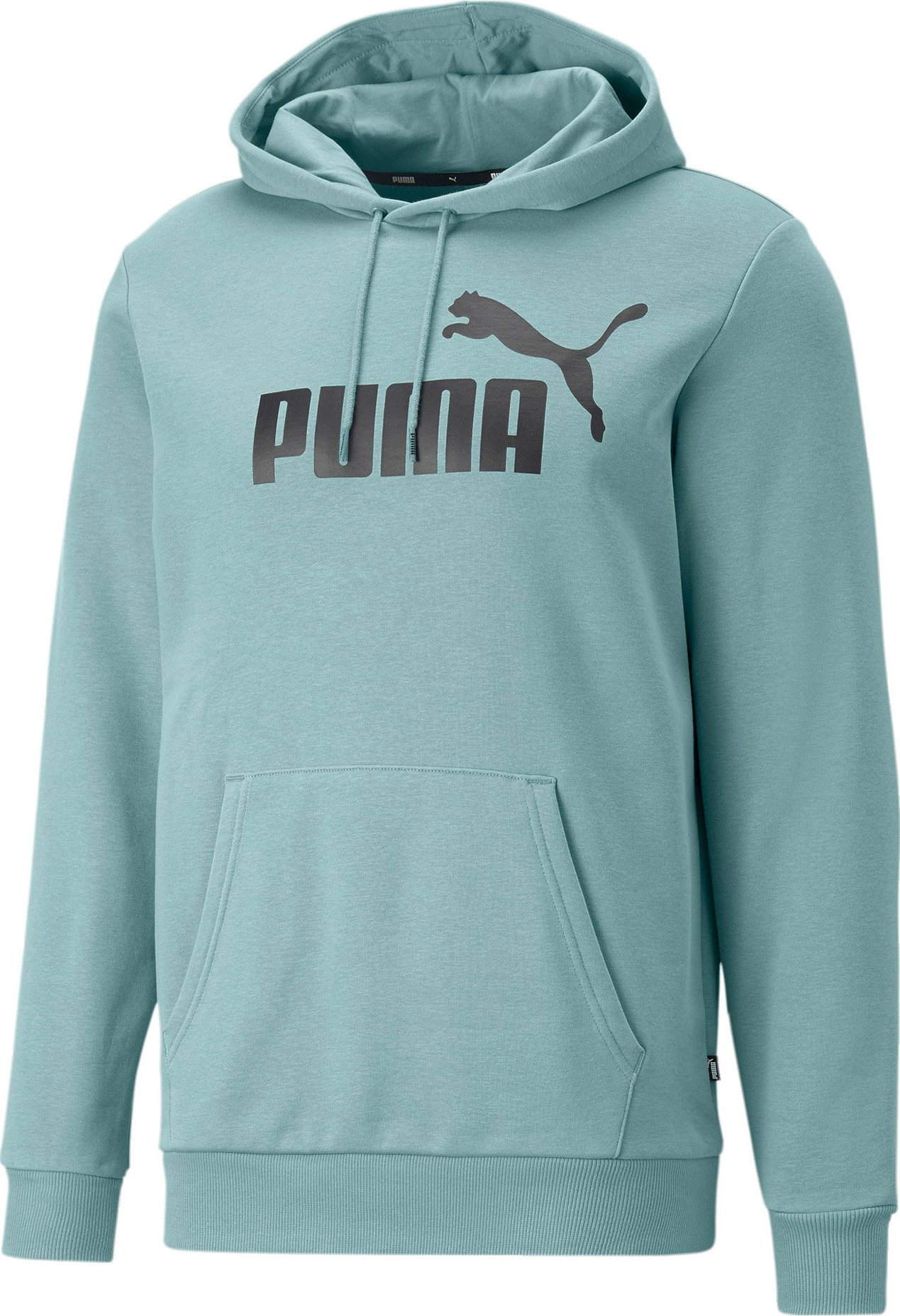 PUMA Sportovní mikina tyrkysová / černá