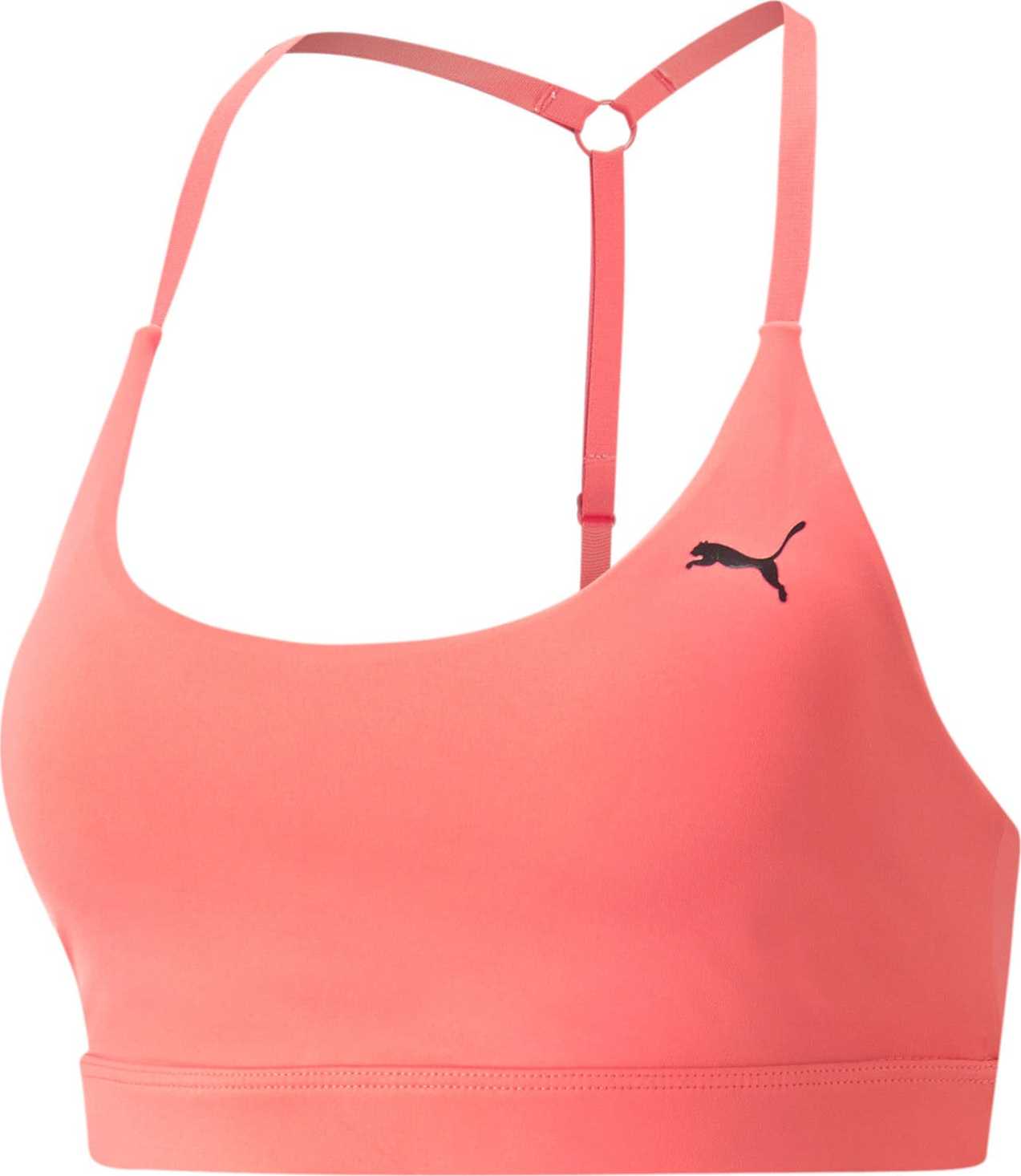 PUMA Sportovní podprsenka pink / černá