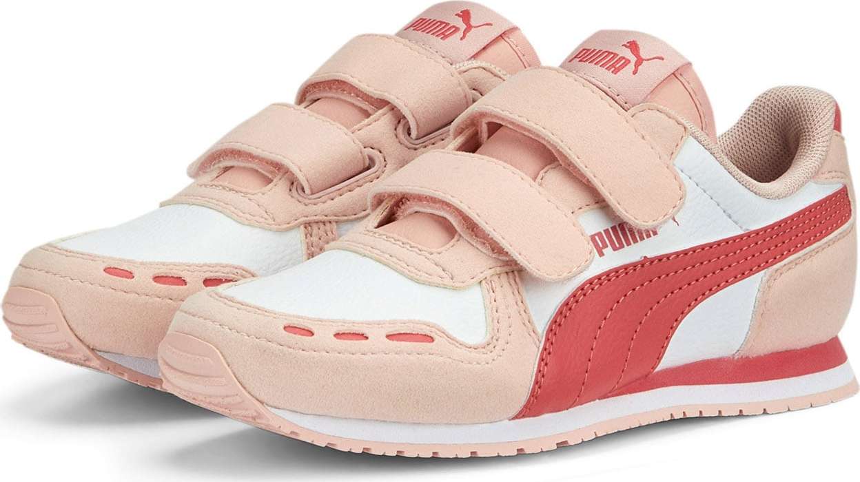 PUMA Tenisky 'Cabana Racer' pitaya / starorůžová / bílá