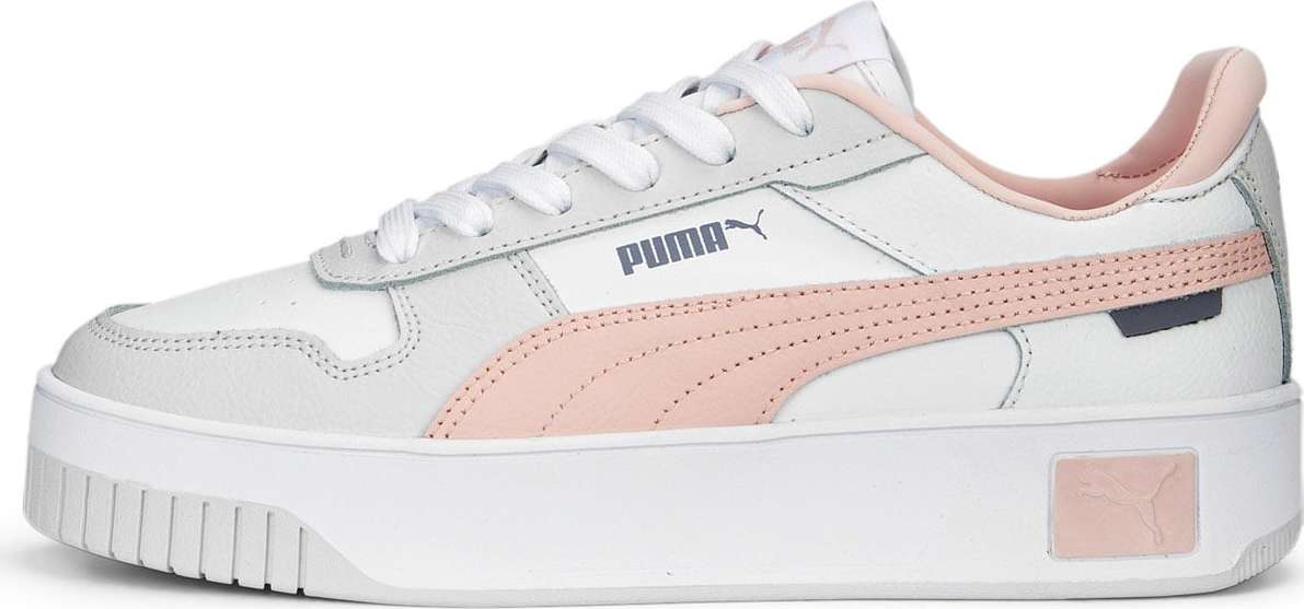 PUMA Tenisky 'Carina' světle šedá / růžová / bílá