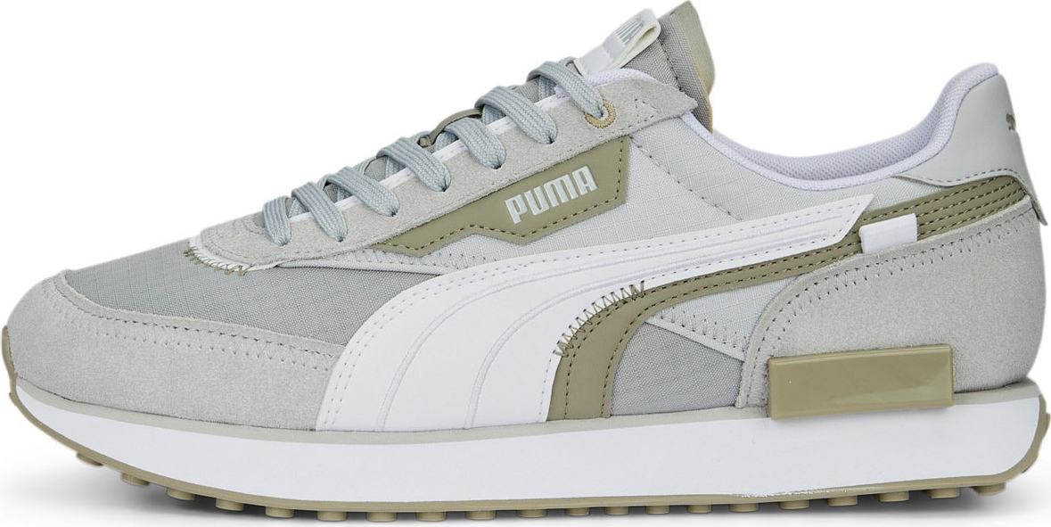 PUMA Tenisky krémová / kouřově modrá / šedá / khaki