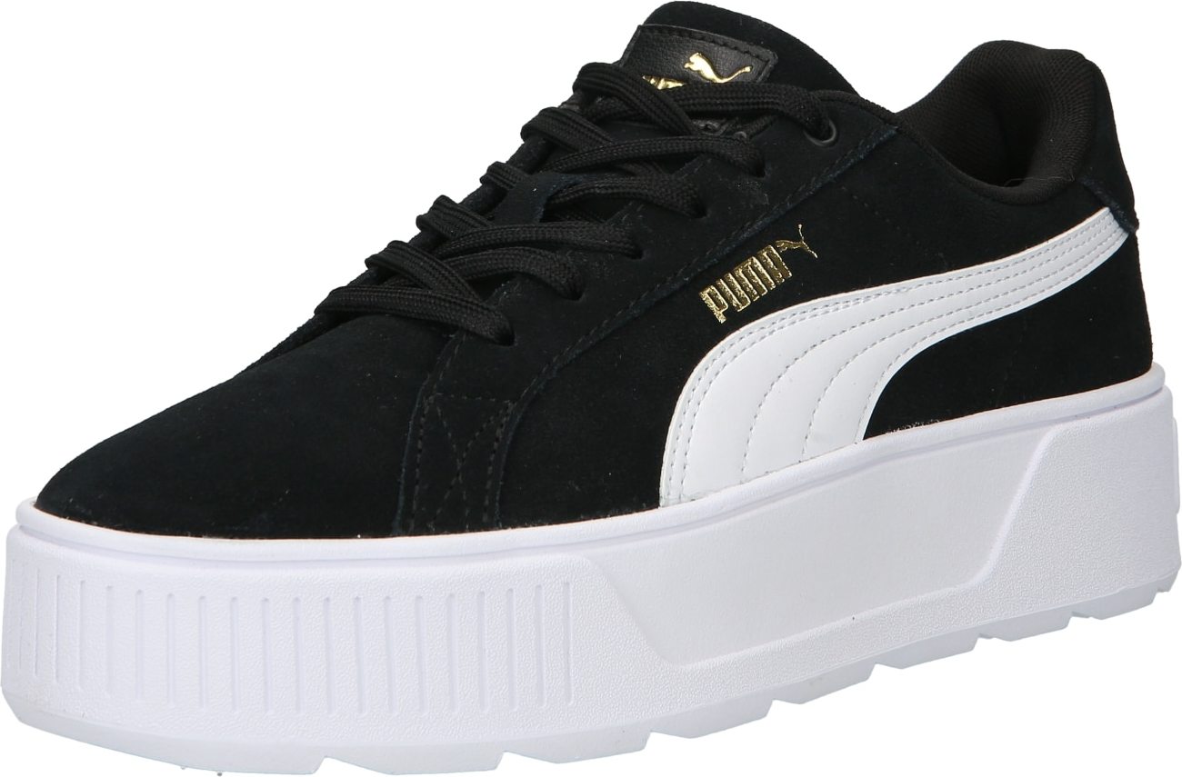 PUMA Tenisky 'Karmen' zlatá / černá / bílá