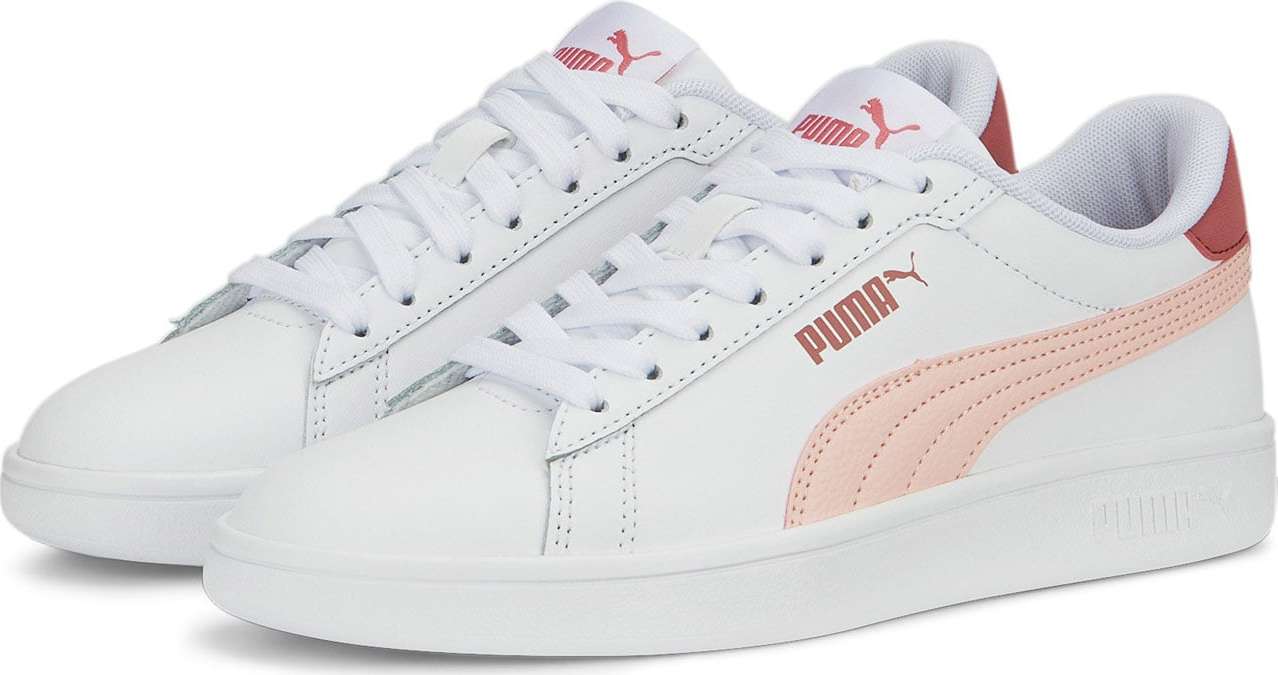 PUMA Tenisky 'Smash 3.0' růžová / pastelově červená / bílá