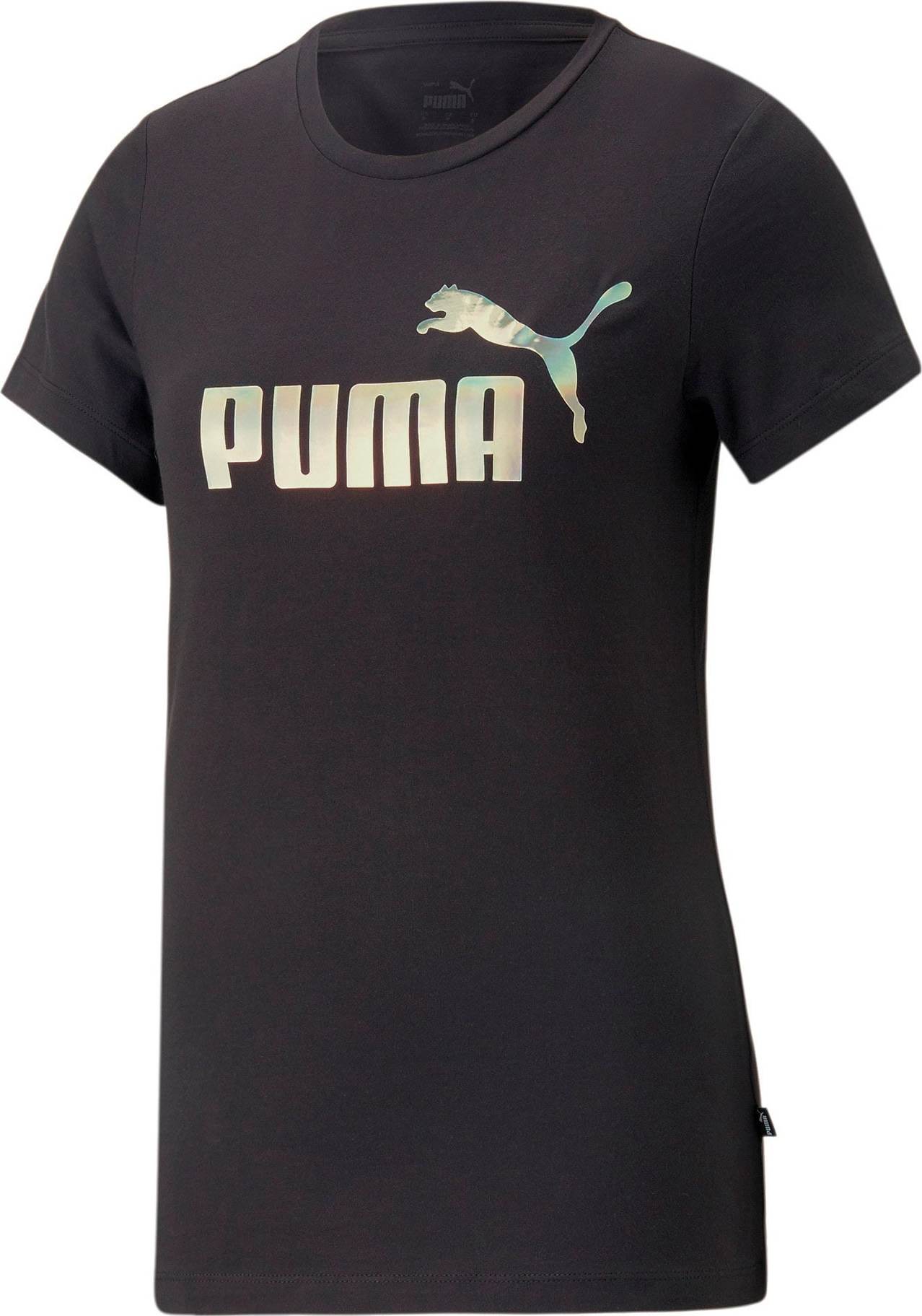 PUMA Funkční tričko zlatá / černá