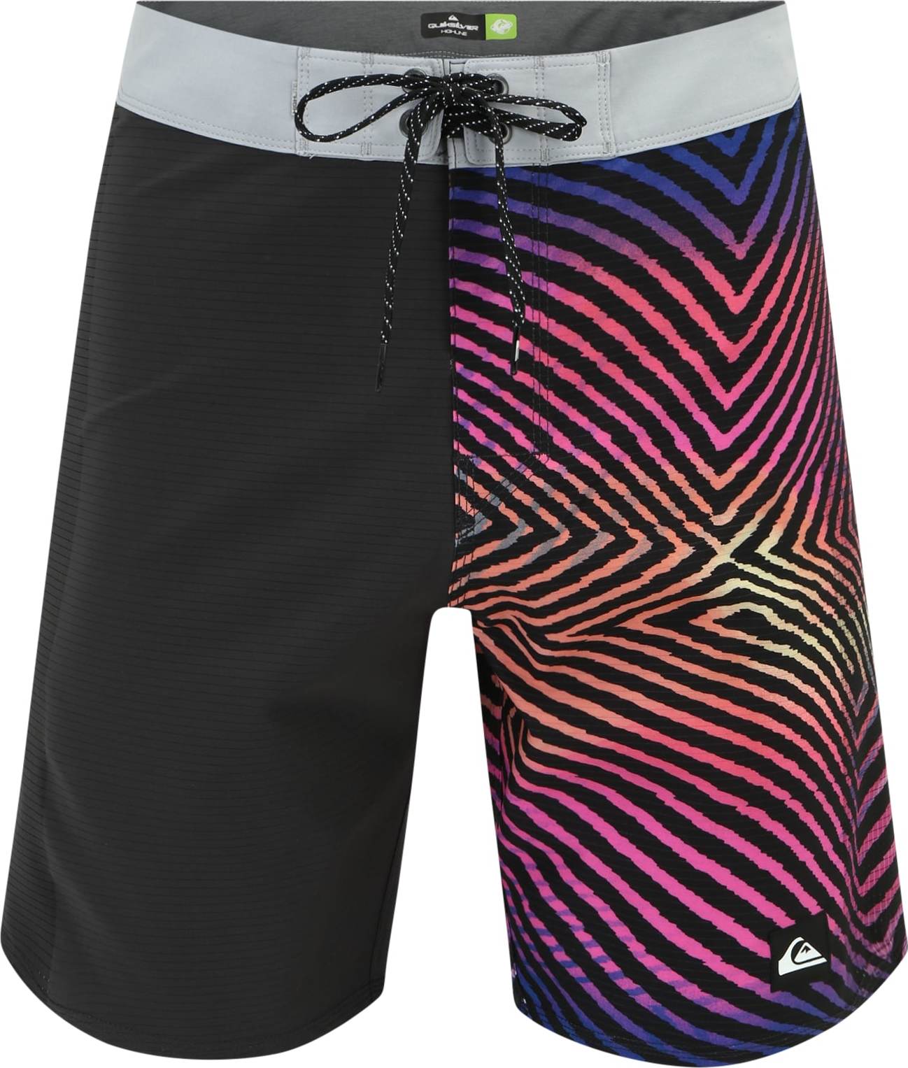 QUIKSILVER Šortky 'HIGHLITE' modrá / šedá / pink / černá