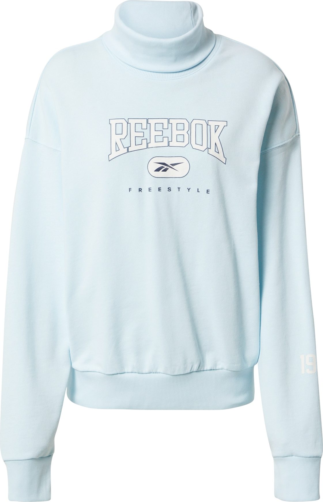 Reebok Classics Mikina světlemodrá / tmavě modrá / bílá