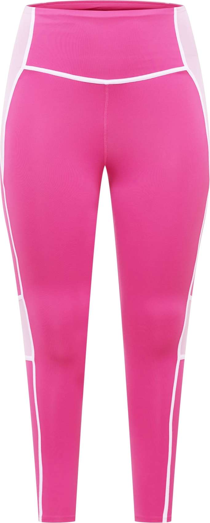 Reebok Sport Sportovní kalhoty pink / růžová / bílá