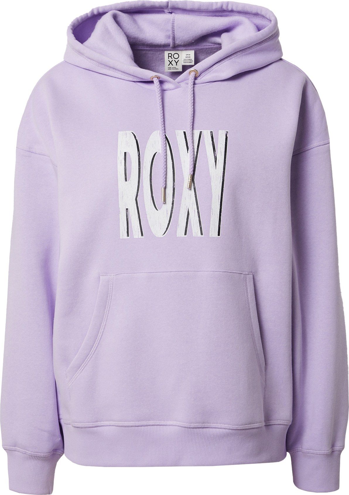 ROXY Mikina 'THATS RAD' pastelová fialová / černá / offwhite