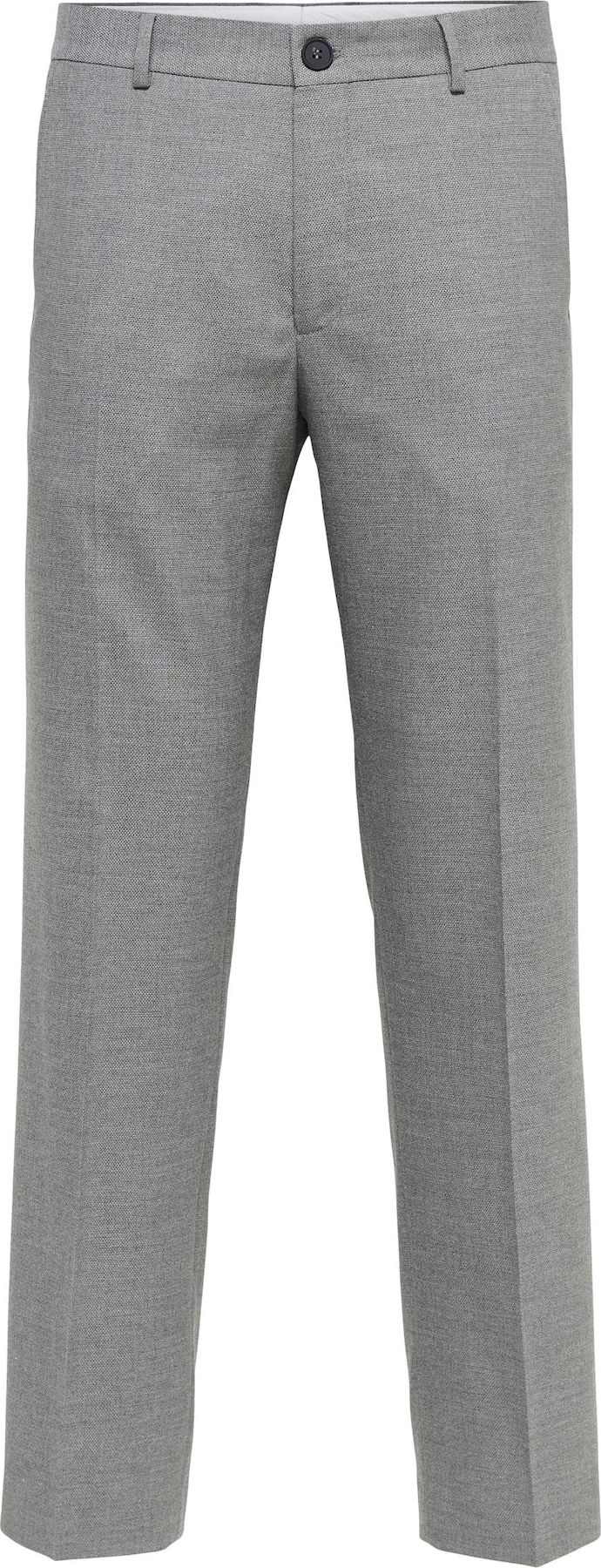 SELECTED HOMME Kalhoty s puky 'Logan' šedý melír