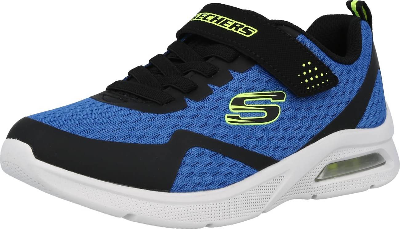 SKECHERS Tenisky 'MICROSPEC MAX' královská modrá / svítivě žlutá / černá