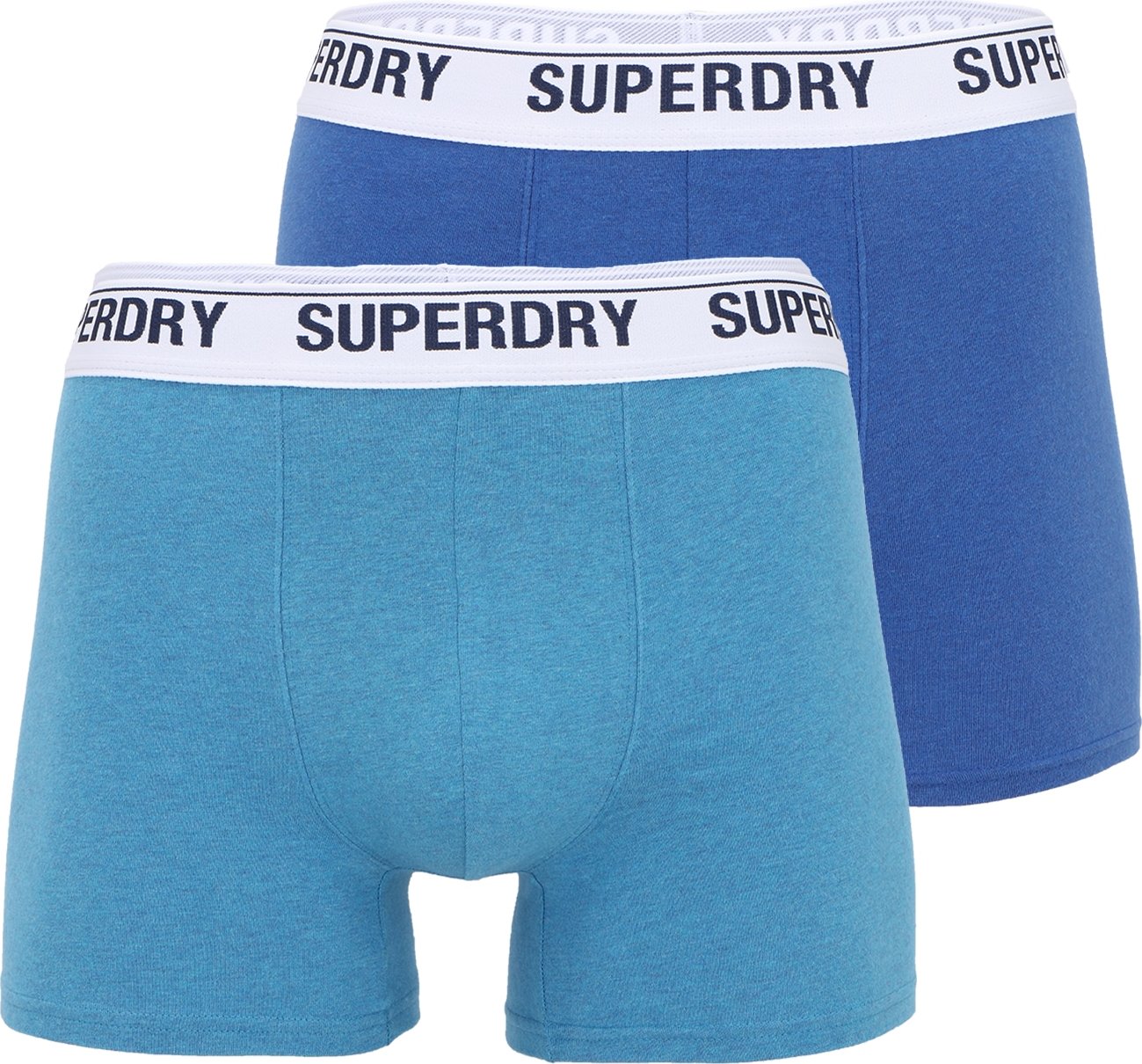 Superdry Boxerky královská modrá / nebeská modř / černá / bílá