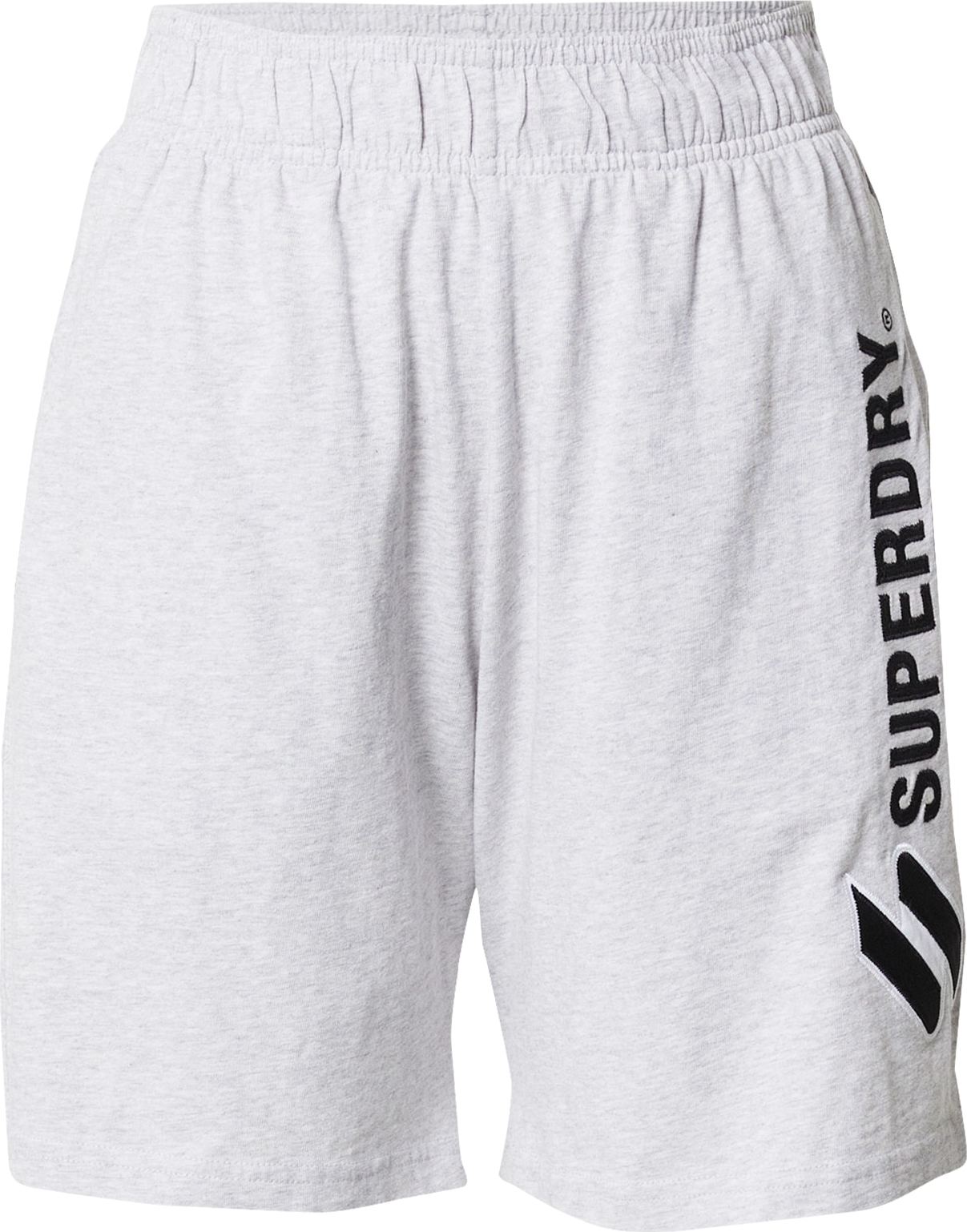 Superdry Kalhoty 'Code' šedý melír / černá / bílá